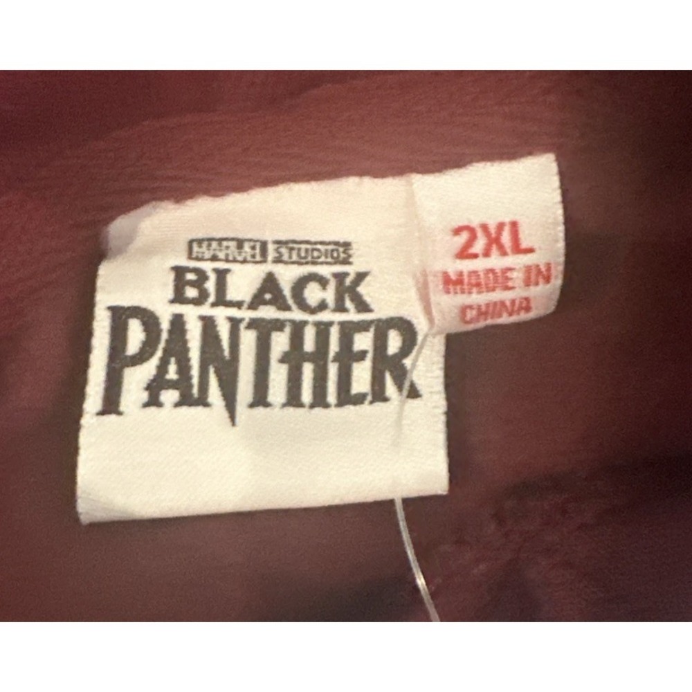 Marvel Black Panther Legacy Hoodie, Maroon, 2XL, New - Picture 5 of 8